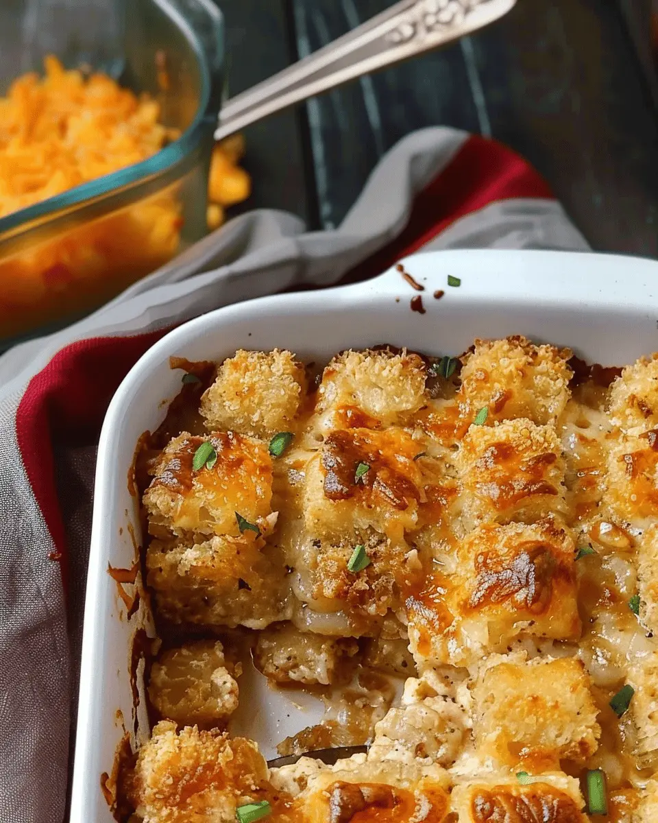 Tater Tot Casserole Recipe: Easy Comfort Food with Turkey Bacon