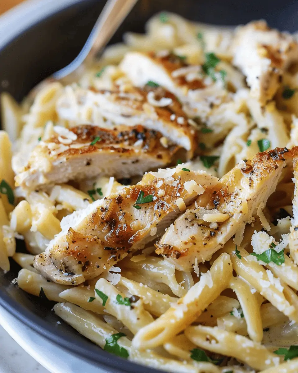 Garlic Parmesan Chicken Pasta: A Creamy Delight for Home Cooks