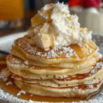 Sweet Coconut Cream Pancakes