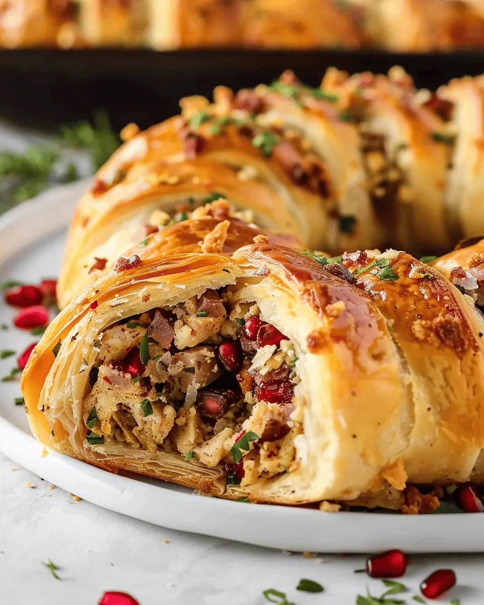 Turkey Crescent Ring: Easy Family Recipe with Turkey Bacon Delight