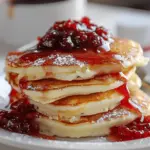 Cream Cheese Jam Pancakes