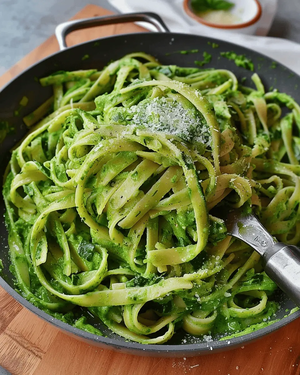 Green Spinach Pasta Sauce: Easy, Healthy Twist on Comfort Food