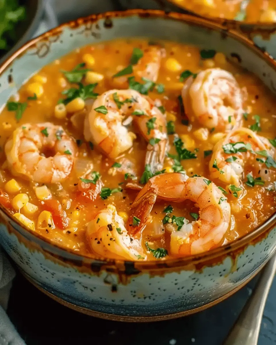 Louisiana Shrimp and Corn Bisque Recipe