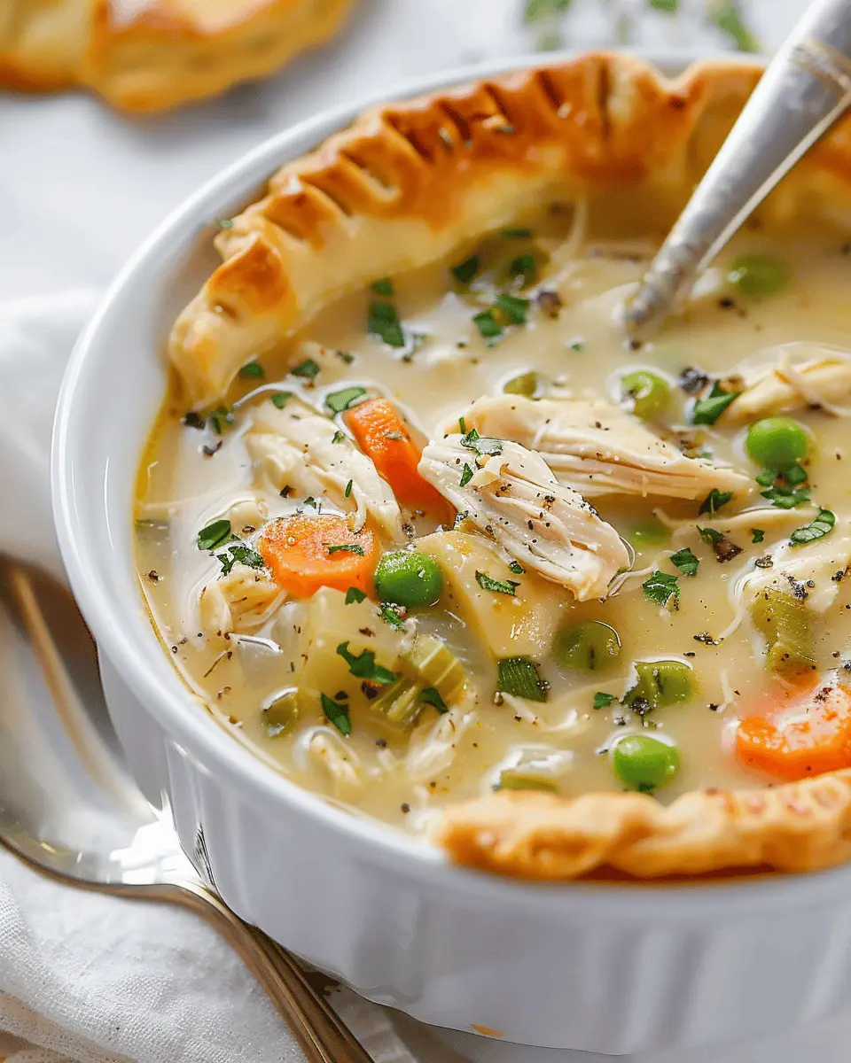 Chicken Pot Pie Soup: A Cozy, Indulgent Comfort Food Delight