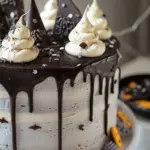 Halloween Chocolate Drip Cake
