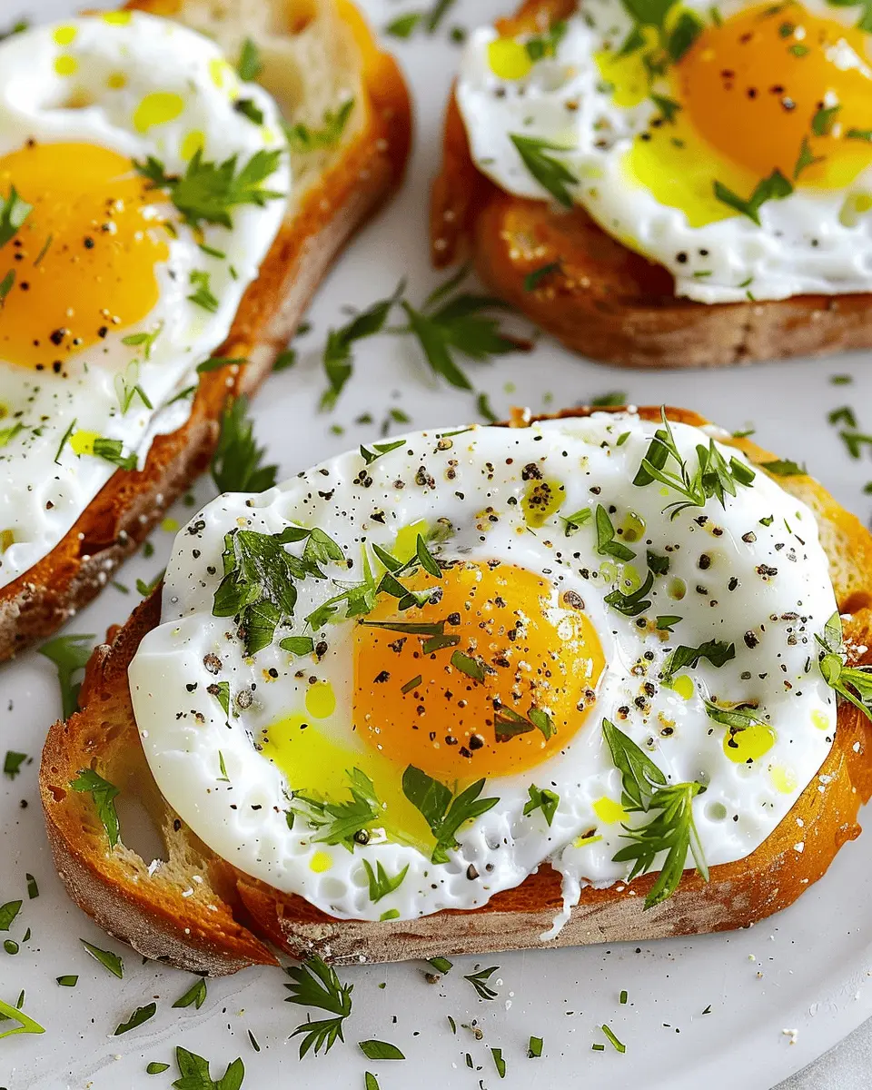 Recipes What To Make With Eggs: Delightful Smashed Egg Toasts with Herby Lemon Yogurt