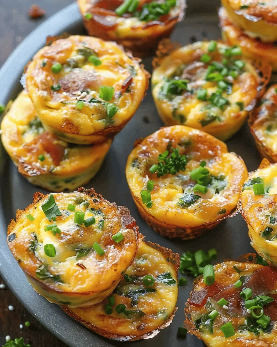 Breakfast Egg Muffins: Easy Turkey Bacon & Chicken Ham Treats