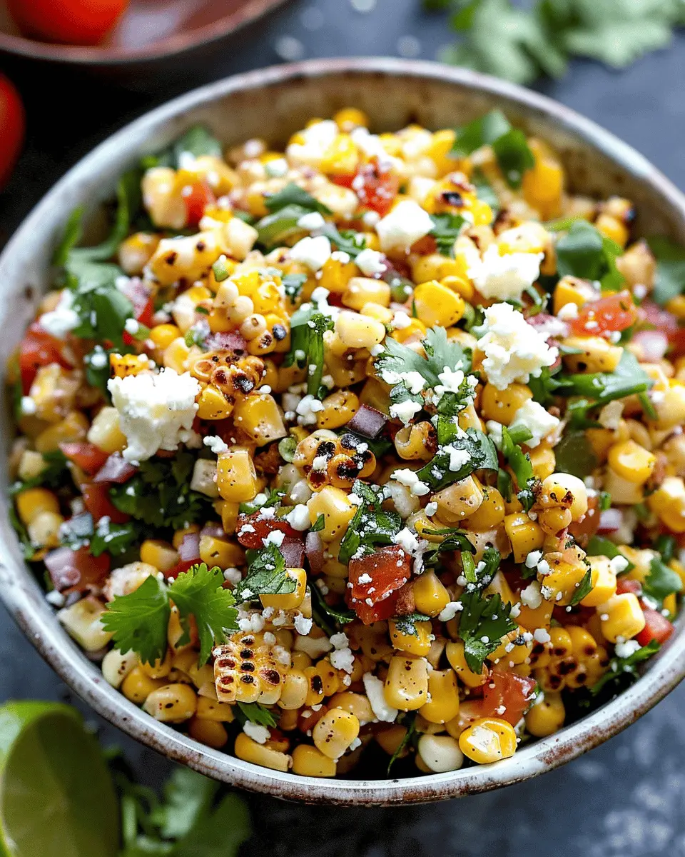 Mexican Street Corn Salad Recipe