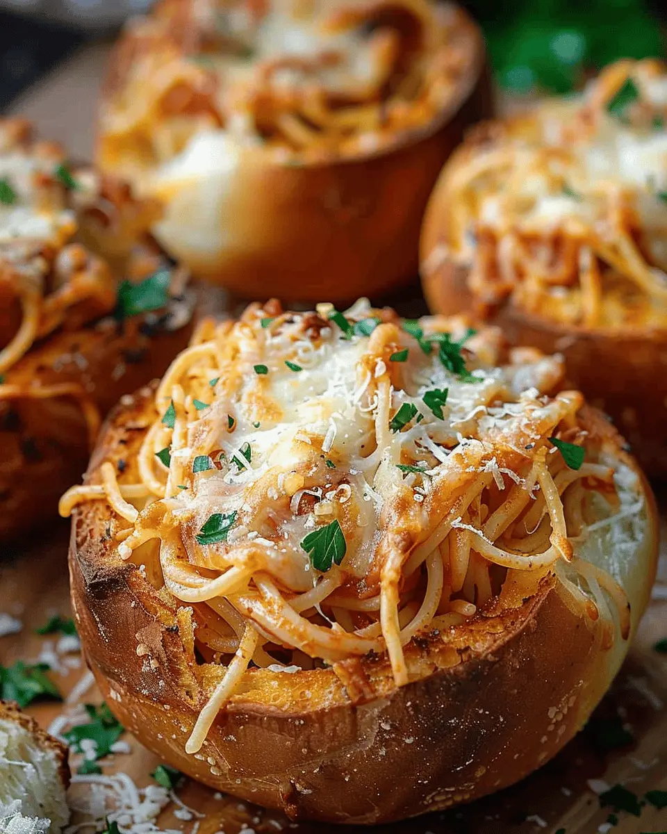 Spaghetti Garlic Bread Bowls: Easy Comfort Food for Everyone