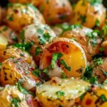 Creamy Garlic Baby Potatoes