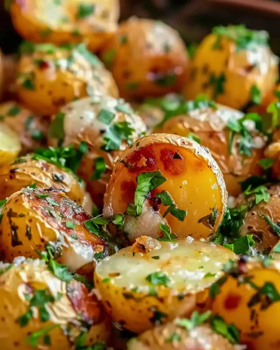 Creamy Garlic Baby Potatoes with Turkey Bacon: A Cozy Delight