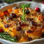 Sweet Potato & Cranberry Gratin