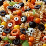 Spooky Halloween Pasta Salad That’s Fun for Kids and Adults