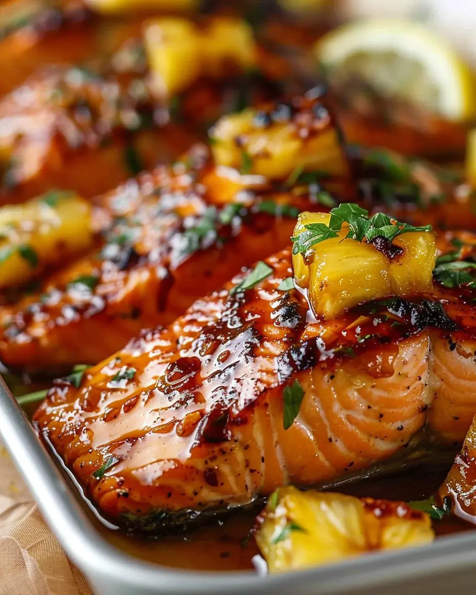 Pineapple Glazed Salmon: Easy Recipe for a Juicy Dinner Delight