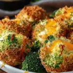 Air Fryer Broccoli Cheddar Poppers