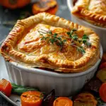 Roasted Autumn Vegetable Pot Pies
