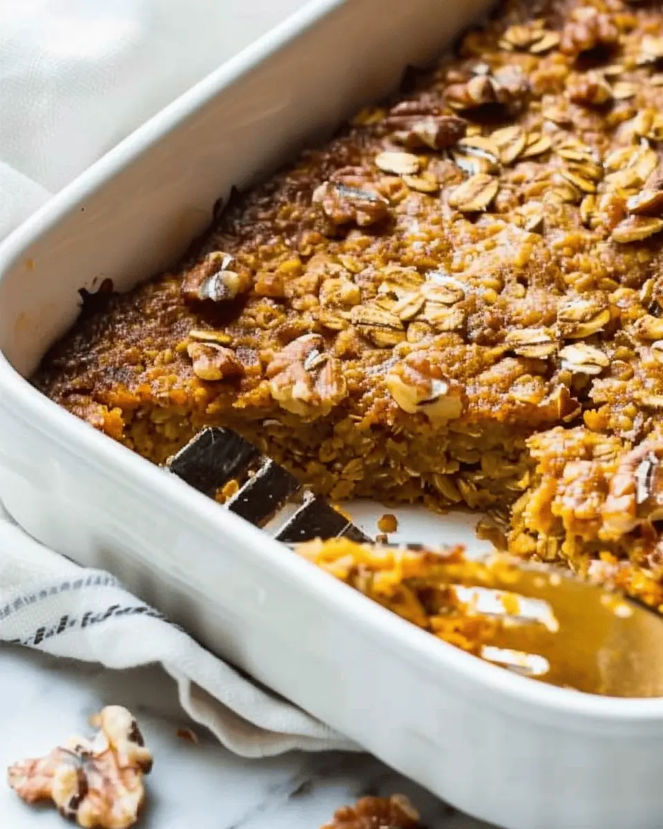 Pumpkin Baked Oatmeal