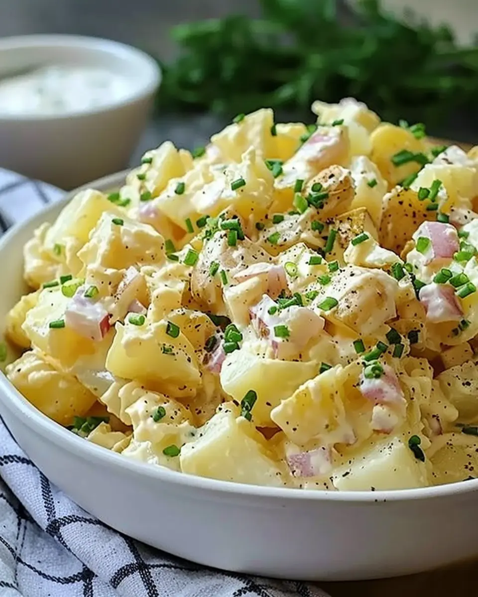 Classic Southern Potato Salad: Easy Recipe with Turkey Bacon Twist