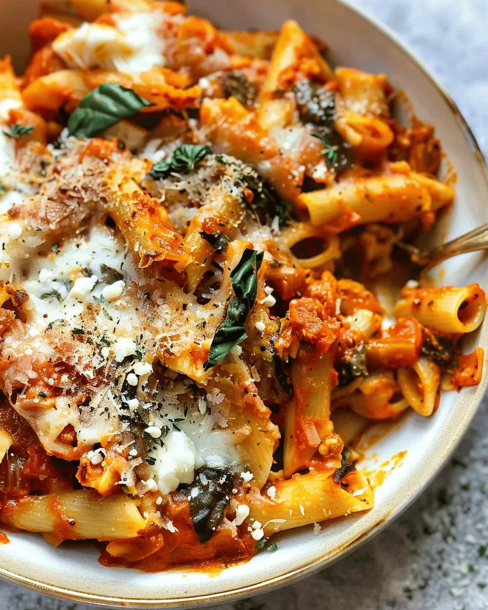 Pasta Bake with Pumpkin Tomato Sauce: A Cozy, Delicious Delight