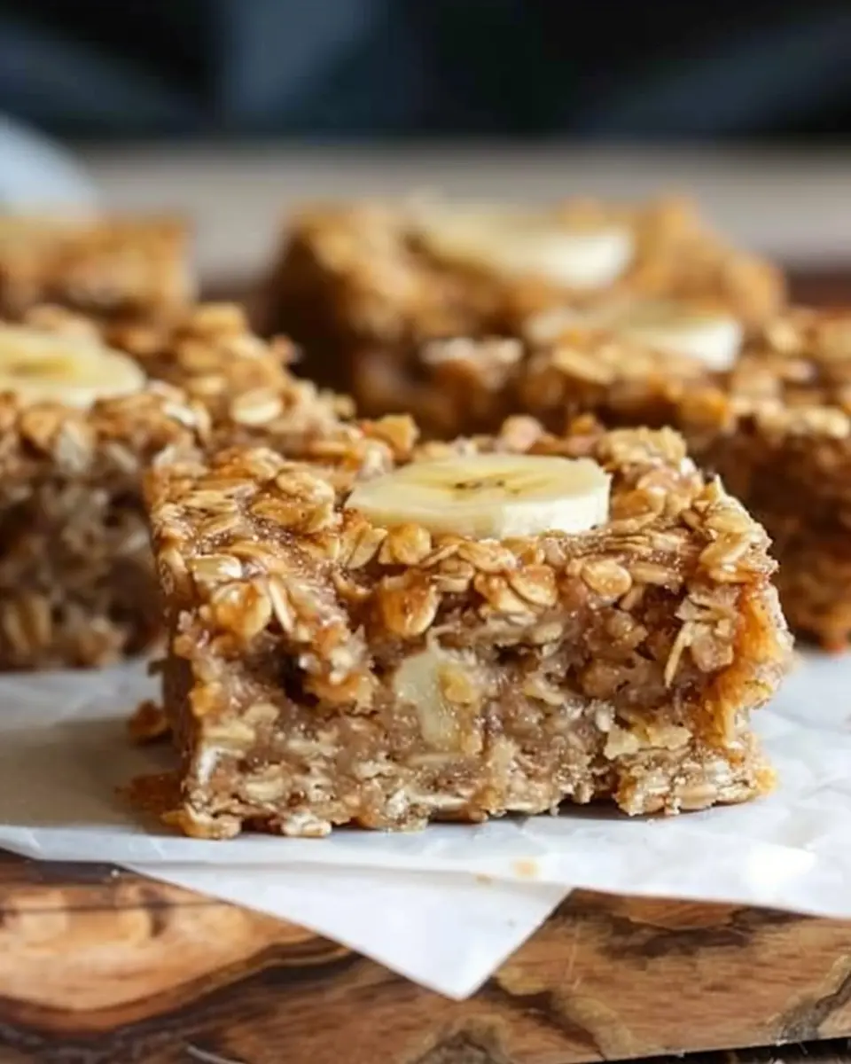 Banana Oatmeal Bars