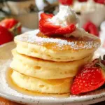 Fluffy Japanese Soufflé Pancakes