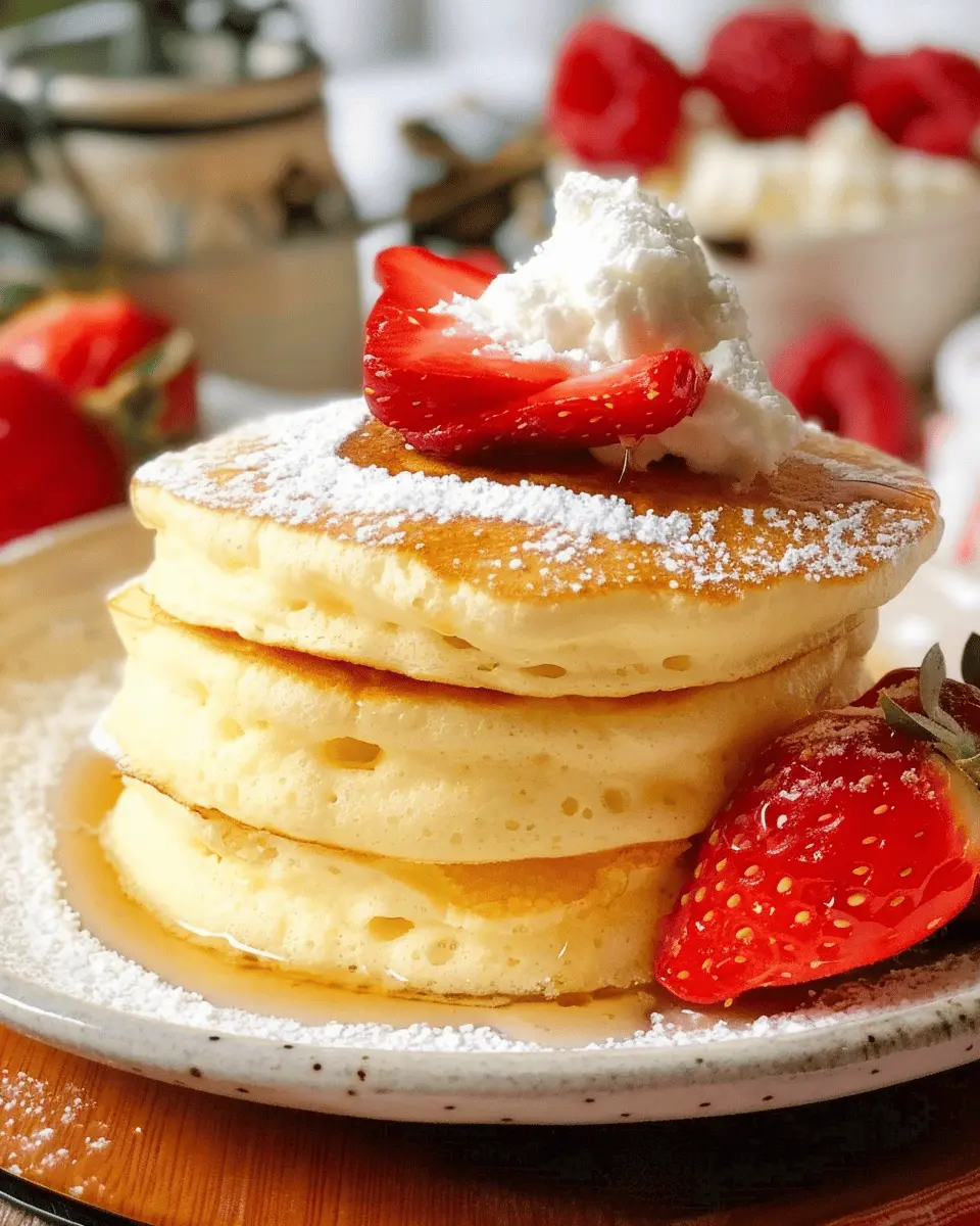 Fluffy Japanese Soufflé Pancakes: The Best Homemade Delight