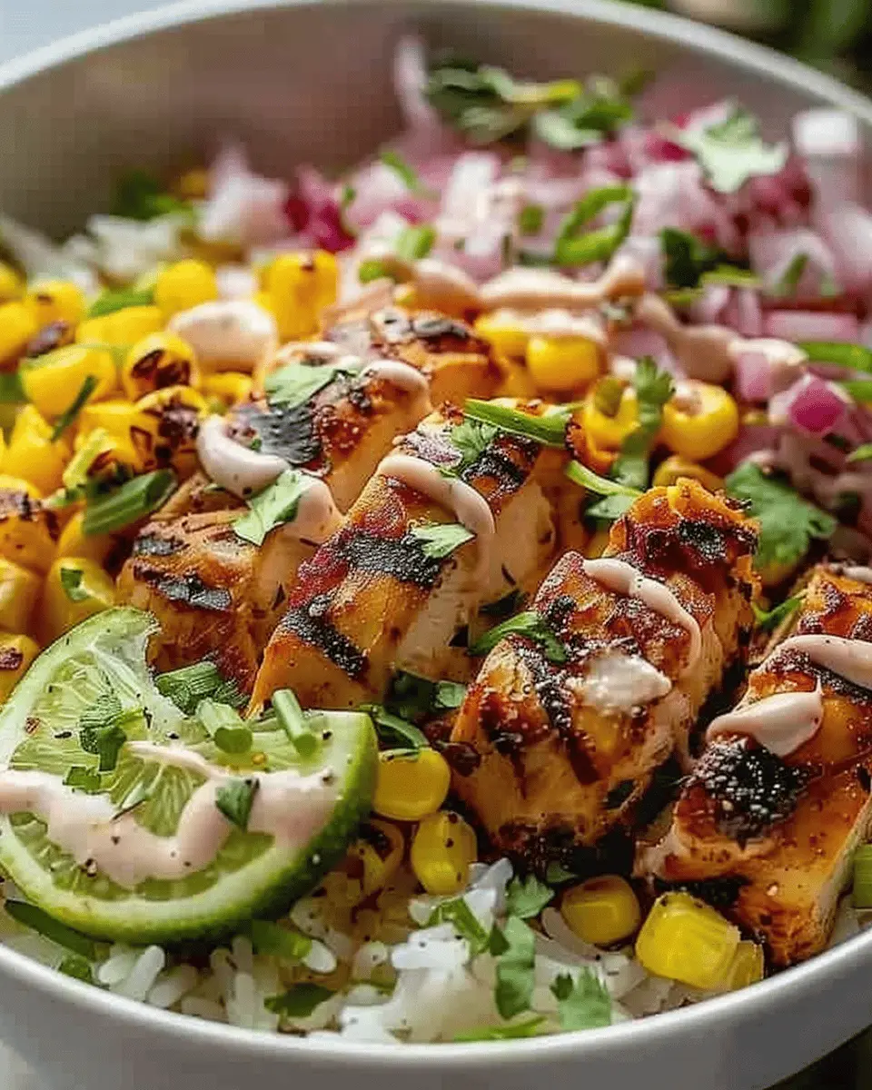 Tasty Street Corn Chicken Bowl