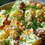Crispy Smashed Potato Salad