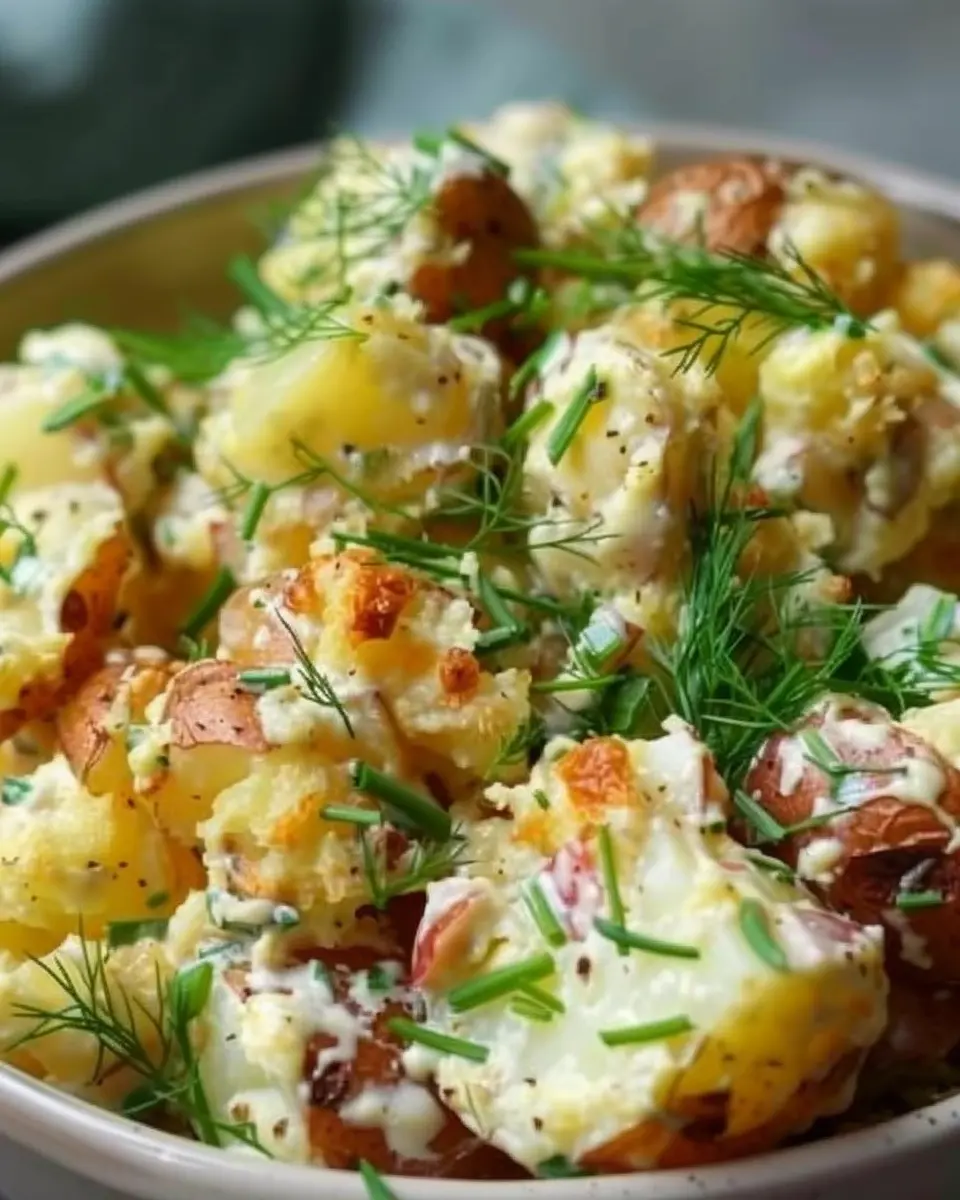 Crispy Smashed Potato Salad: The Best Easy Recipe with Turkey Bacon
