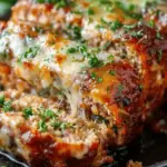 Melt-in-Your-Mouth Garlic Parmesan Chicken Meatloaf Recipe
