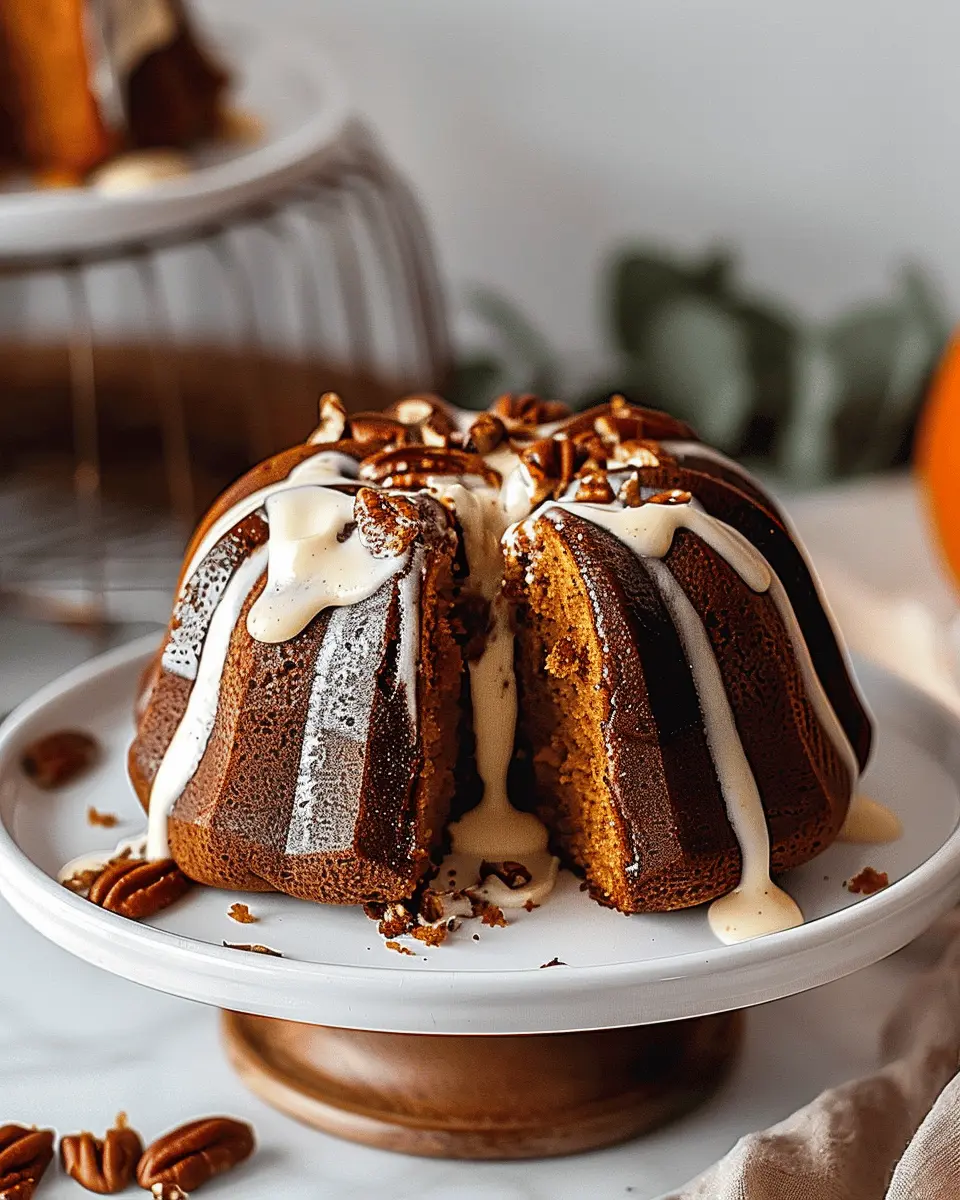 Irresistible Pumpkin Cream Cheese Bundt Cake Recipe: A Cozy Delight