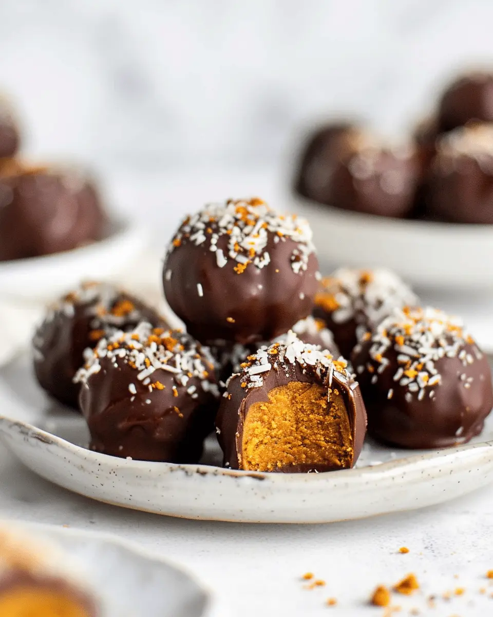 Healthy Pumpkin Truffles