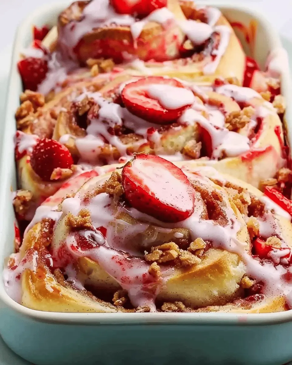 Strawberry Crunch Cinnamon Rolls: The Best Sweet Indulgence