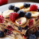 Protein Berry Banana Pancake Bake