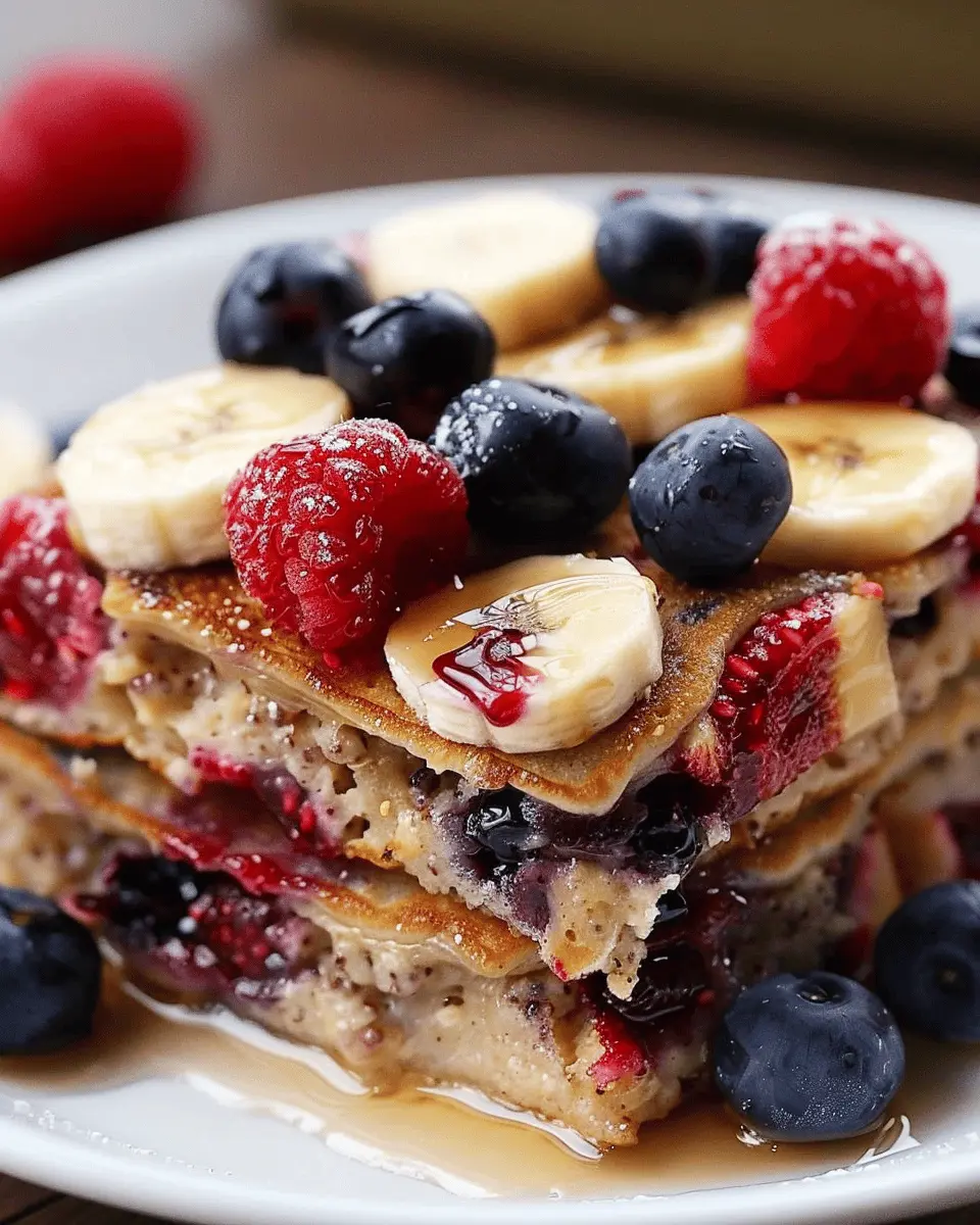 Protein Berry Banana Pancake Bake: The Easy, Healthy Breakfast You’ll Love