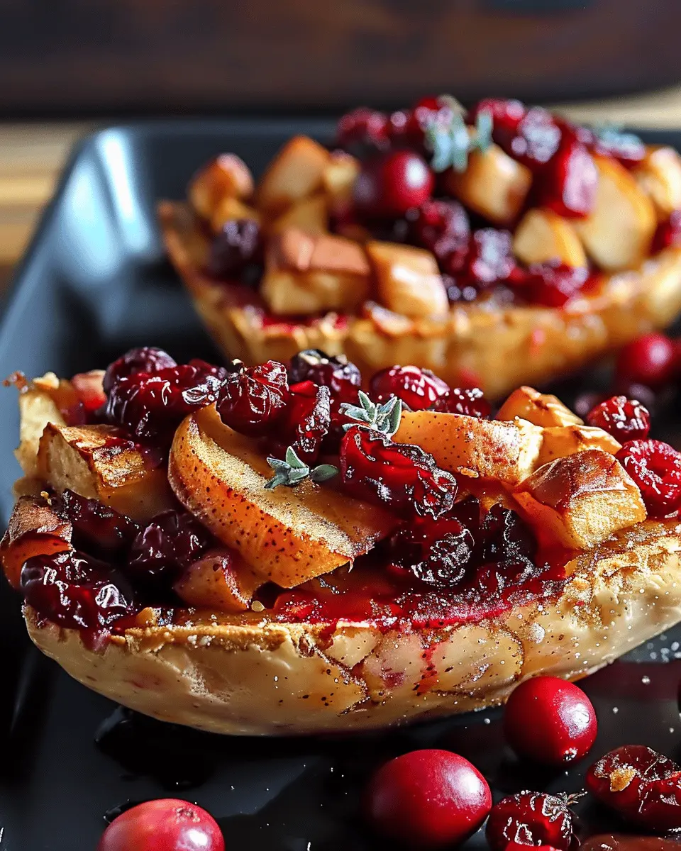 Indulge in Cranberry Apple Twice-Baked Sweet Delight for Fall