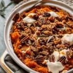 Southern Maple Sweet Potato Casserole