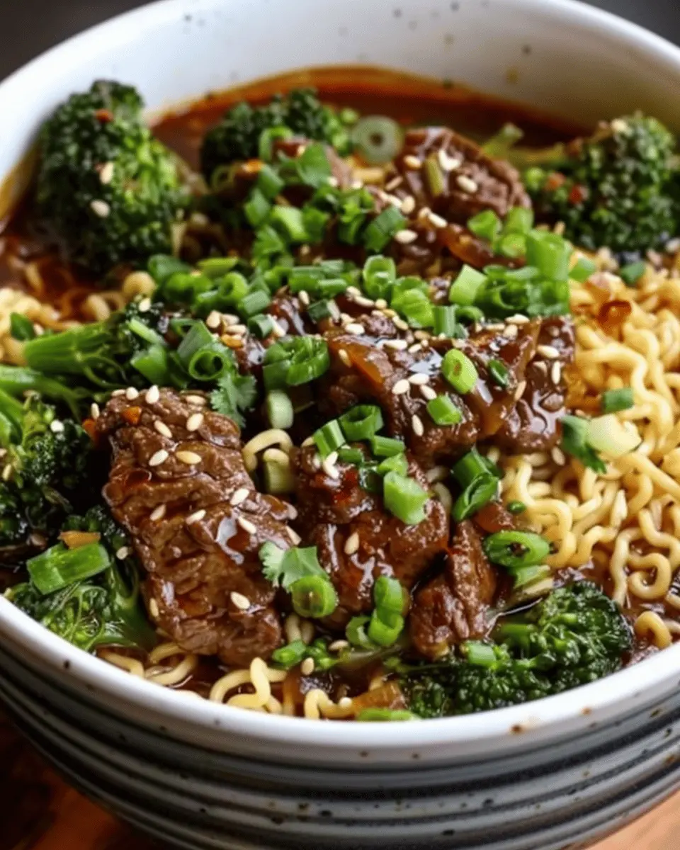 Beef and Broccoli Ramen