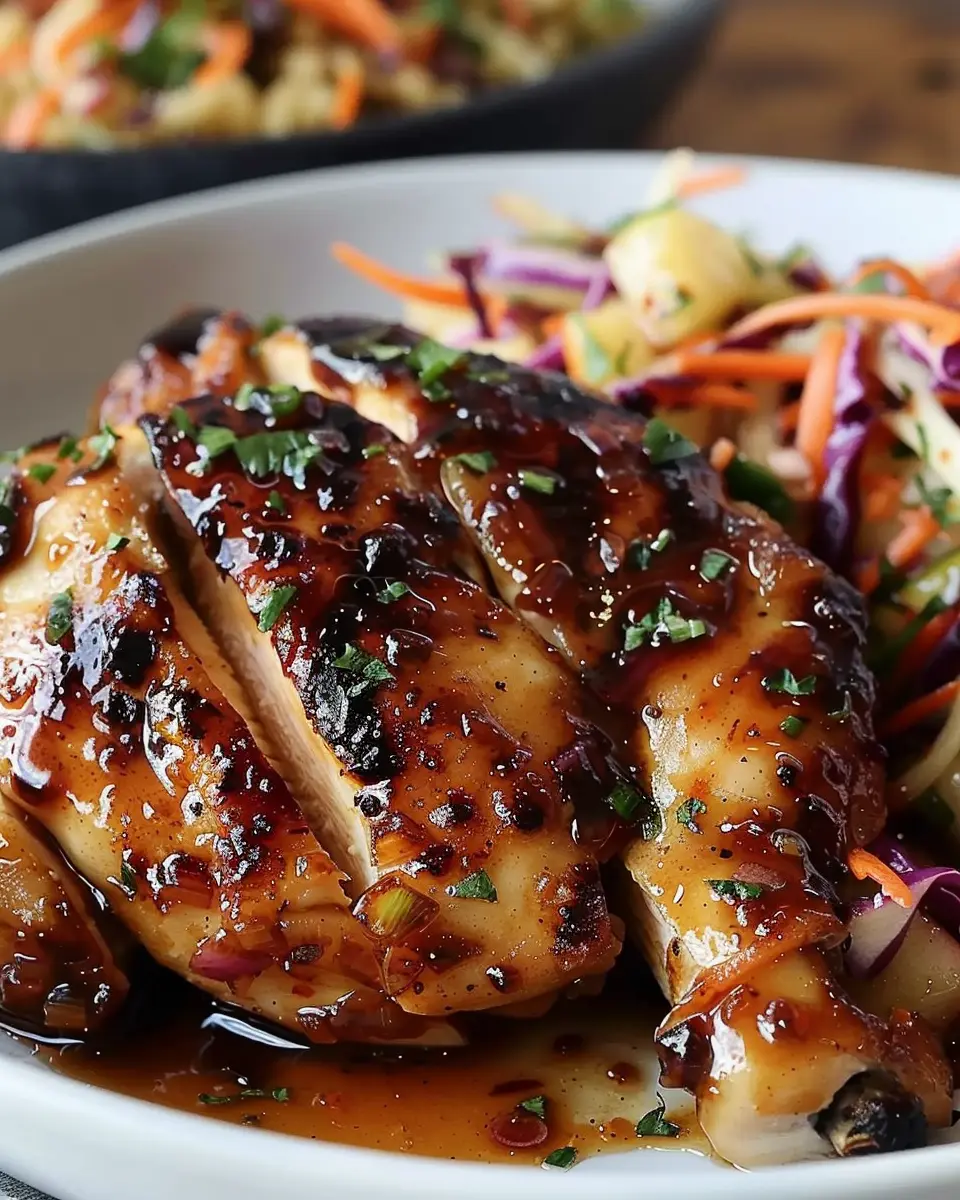 Why Sticky Apple Cider Chicken with Crisp Autumn Slaw Shines