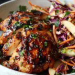 Why Sticky Apple Cider Chicken with Crisp Autumn Slaw Shines