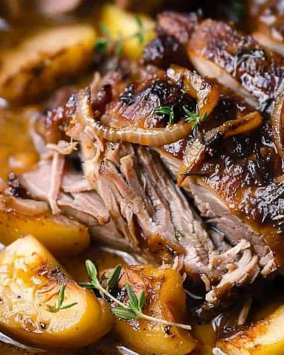 Apple Cider Braised Pork Shoulder