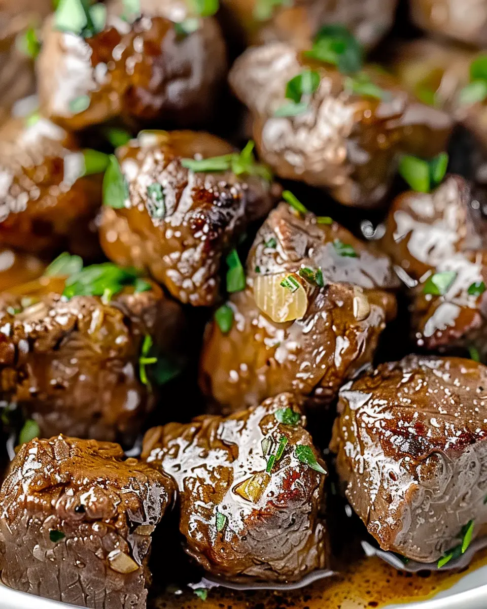 Slow Cooker Garlic Butter Beef Bites for Cozy Dinners You’ll Love