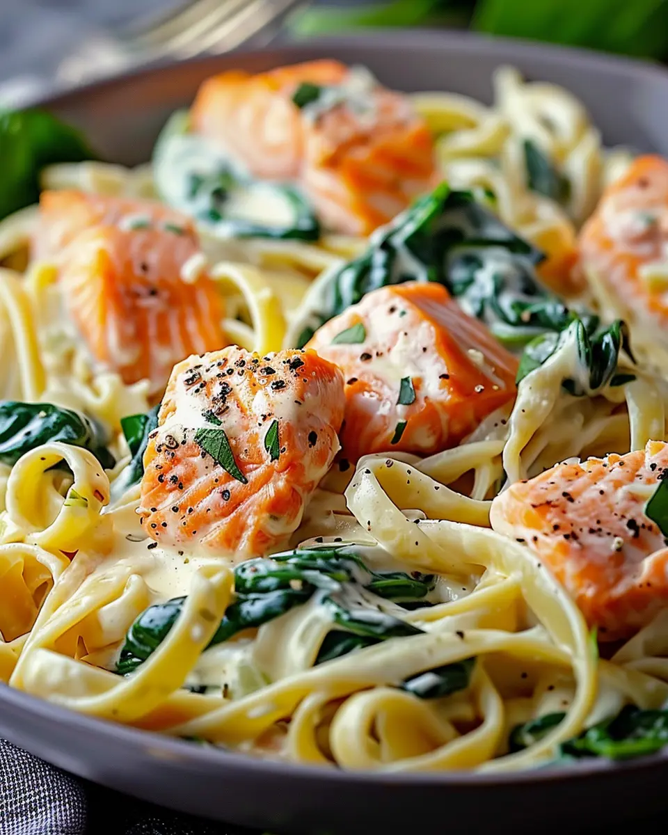 Creamy Salmon Spinach Pasta Dish: Easy Comfort for Any Night