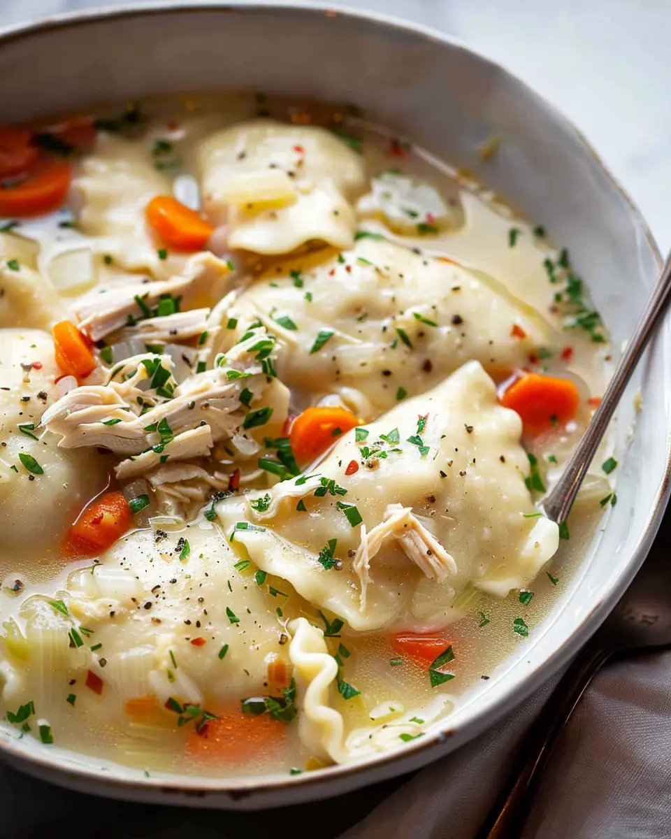 Old Fashioned Chicken and Dumplings