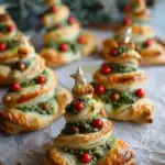 Puff Pastry Pesto Christmas Trees Festive Bites