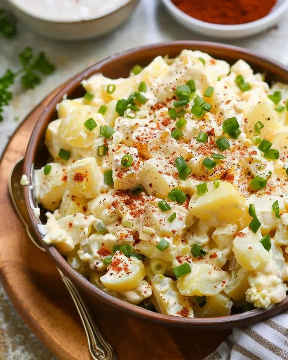 Southern Potato Salad: The Best Creamy Twist with Turkey Bacon and Chicken Ham