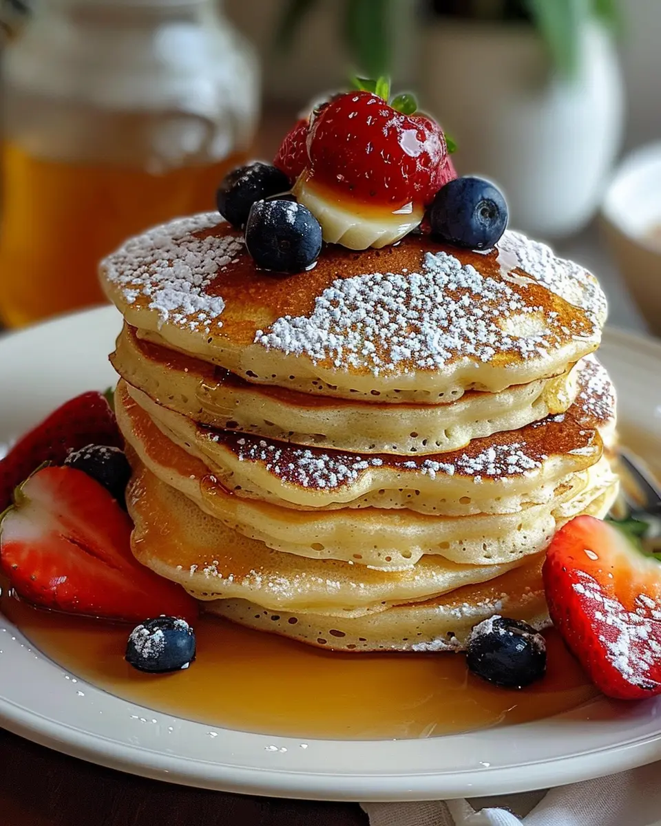 Fluffy Pancakes from Scratch