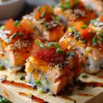 Spicy Salmon Sushi Bake Recipe