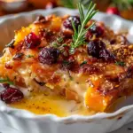 Sweet Potato & Cranberry Gratin