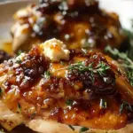 Slow Cooker Chicken with Fig Jam and Goat Cheese